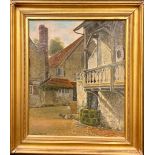 George Willis Pryce Guys Cliffe Mill signed, oil on board, 38cm x 33cm