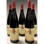 Wine - a bottle of Ferdinand Pieroth Mundana 2014 Hajos-Baja, Blaufrankisch, 9,5%vol, 750ml; four