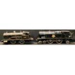 Toys & Juvenalia - a tinplate and clockwork 0-4-0 tank locomotive, black livery, No.3768, unmarked