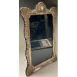 A large silver photograph frame, Sheffield 1993, 37.5cm high