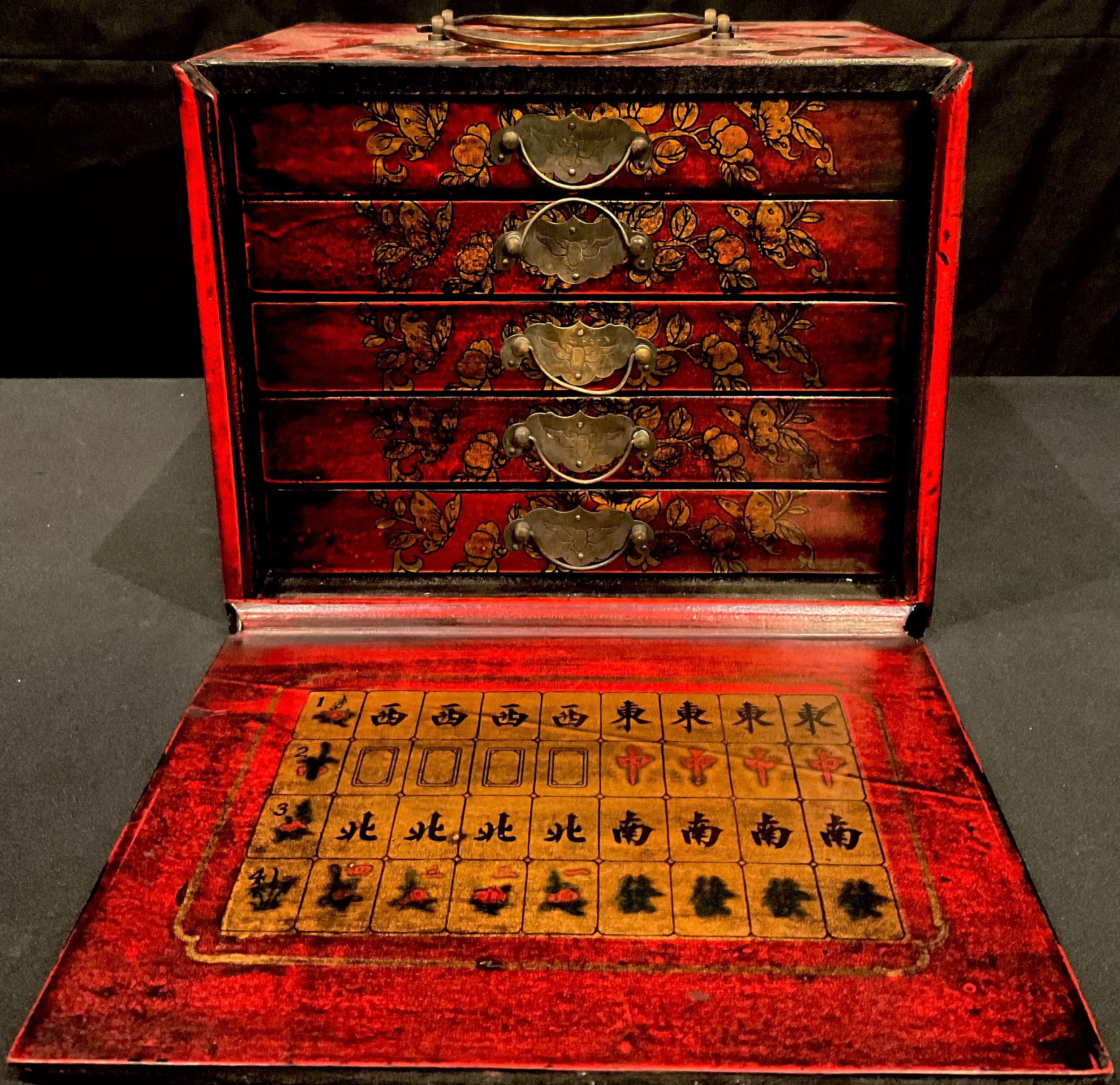 A Chinese mahjong set, cased - Image 2 of 3