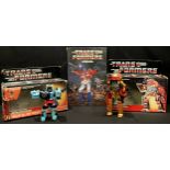 Toys & Juvenalia - two Hasbro/Takara Transformers Heroic Autobot figures, each window boxed (faults)