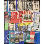 Football - 1960s and later football programmes, mostly Derby County DCFC, home and away games,