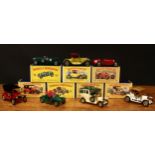 Matchbox Lesney Models of Yesteryear series, comprising Y1-2 1911 model 'T' Ford, red body with