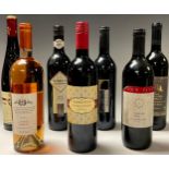 Wine - a bottle of Espana 2013 Monastrell Jumilla, 12%, 750ml; 2015 Loretto Sangiovese Rubicone;