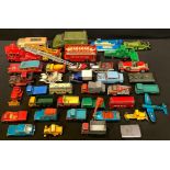 Toys - model cars, Dinky Shado 2, Lesney articulated horse van and others, playworn; other boxed