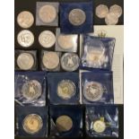 UK collectors’ coins: UK proof set Royal Mint box 10 coins 1997 BU; Millennium Crown 1999 BU in