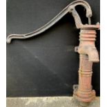 A cast iron garden water pump, 76cm high **Please note that some of the lots in this auction are