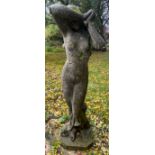 A scantily clad beauty, 116cm high **Please note that some of the lots in this auction are held