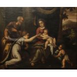 Continental School (18th century) The Holy Family oil on canvas, 77cm x 95cm