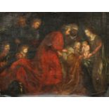 Continental School (18th century) Adoration of the Magi oil on canvas, 99cm x 126cm