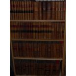 Bindings, Legal History - approx. 110 quarter- and half-calf leather bound British law books, from