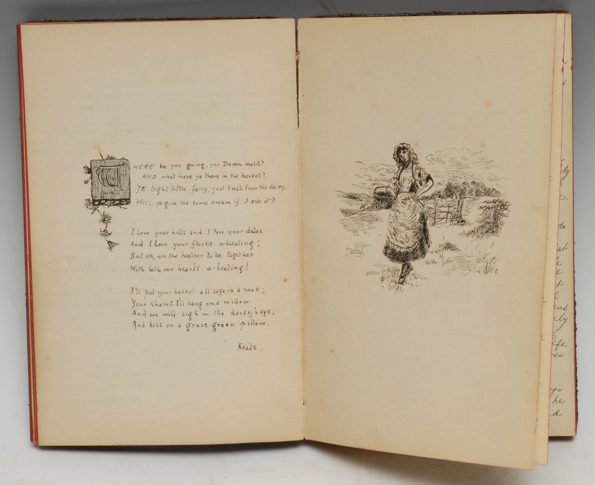 A 19th century common place book, Gleanings Both Wise & Otherwise Being the Common Place Book of - Image 2 of 3