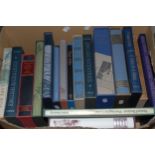 Folio Society - seventeen titles, fiction and non-fiction, including works by Dylan Thomas and Edith