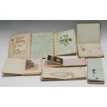 A collection of 6 early-mid 20th century friendship albums, each book inscribed in ink MS with