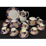 A Royal Albert Heirloom pattern coffee service, for six, other tea ware, including coffee pot, tea