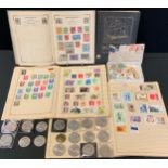 Commemorative Coins - United States of America One Dollar, 1978; another 1977; British; etc; Stamps,