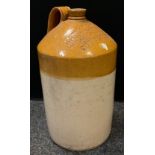 A large salt-glazed stoneware jar, inscribed '712, Thomas Dickenson Wine and Spirits Merchant,