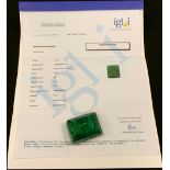 Loose Gemstones - a large mixed octagonal step cut emerald, 452.29ct, IGLI & I certificate