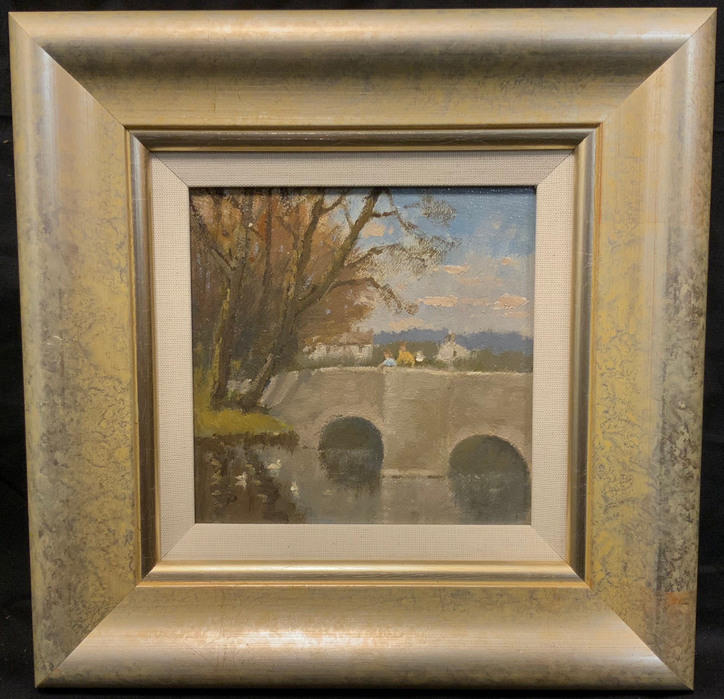 William Burns, FRSA, FSAI, (1923-2010), 'Bakewell, Derbyshire', signed, oil on board, 25.5cm x 34. - Image 2 of 4