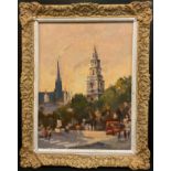 Charles Smith Impressionist, London signed, oil on board, 39cm x 28cm