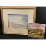 Alan Ingham (bn. 1932) Snow on the high Moor, signed, watercolour, 25cm x 34cm; and a book 'Savour