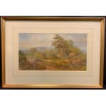 Miss Patty Townsend (1847-1904), ‘Rural northern landscape’, signed, watercolour, 24cm x 43cm.