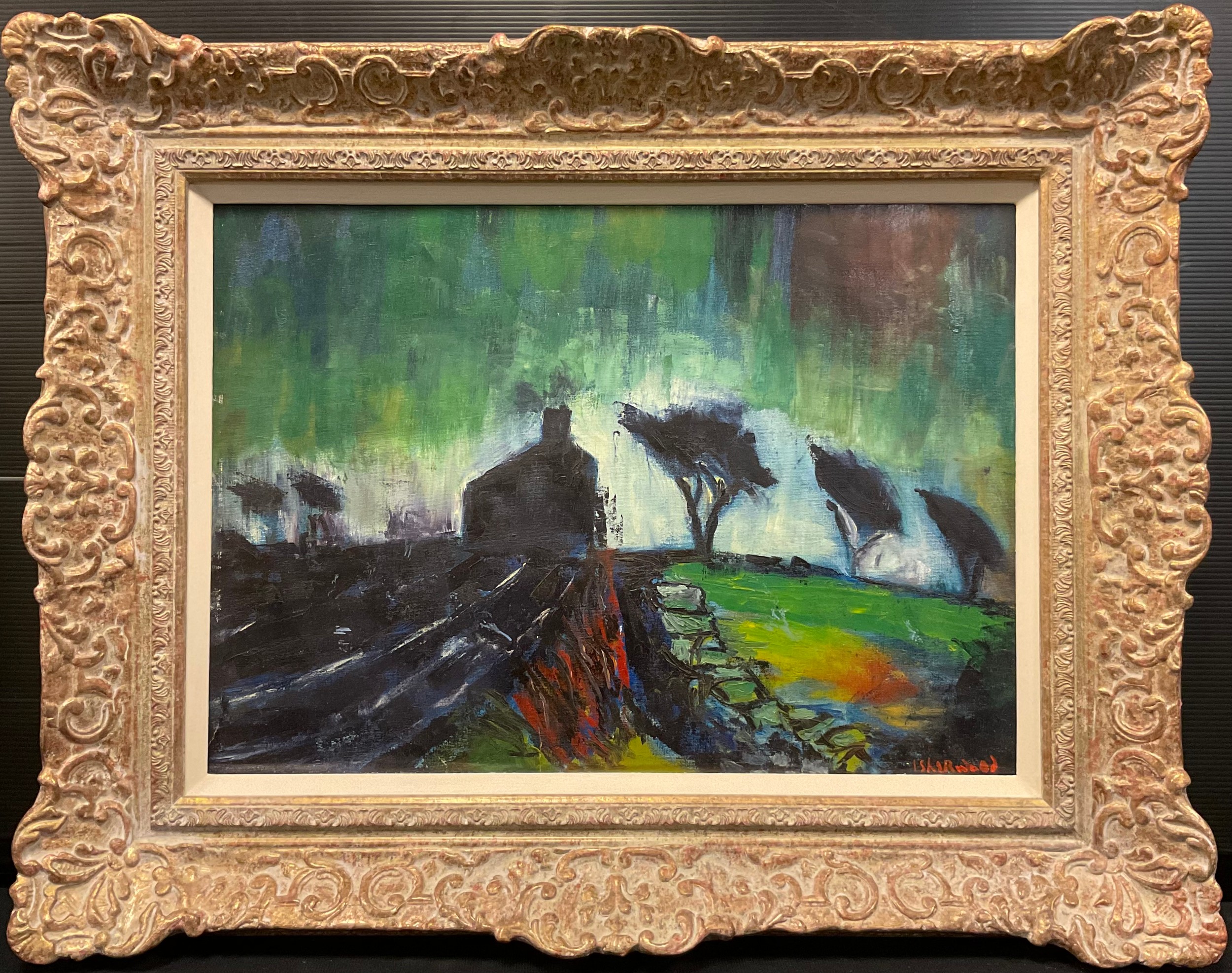 Isherwood, manner of, 'Before The Storm' bears signature, oil on board, 31cm x 44cm