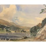 Rupert Horsley (1905-1988) View of Grasmere from the Weir signed, watercolour, 34cm x 42cm.