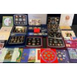 Royal Mint United Kingdom Proof Set, 2000, boxed; others, 2001, 2002, 2003, 2004, 2005, 2007,2006,