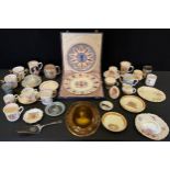 Ceramics - Royal Commemoratives, 1902 Edward VII coronation jug; others George VI, Elizabeth II
