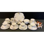 Ceramics - Beswick models, Fox, four Hounds; Windsor china tea set, for six etc