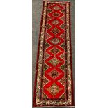 A North-west Persian Malayer runner carpet / rug, 301cm x 85cm