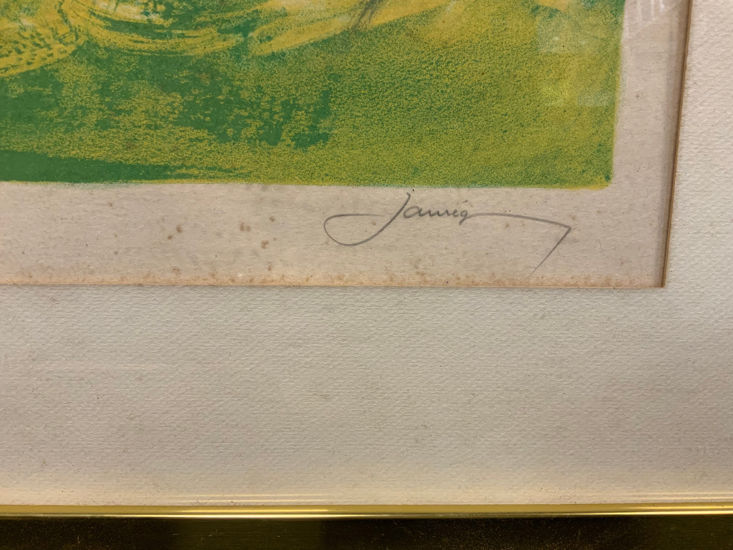 Jameiq, by and after, 'The last Furlong' signed in pencil to margin, limited edition no. 39/100, - Image 2 of 3