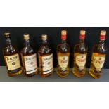 Wines & Spirits - William Grants finest Scotch blended Family Reserve whisky, 1 ltr bottles, x3, 40%