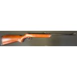 A BSA Meteor 0.22 cal break barrel air rifle, serial No TF23280, 105cm long overall