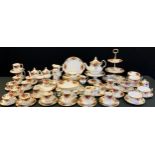 An extensive Royal Albert Old Country Rose pattern dinner, tea and coffee service, for six, inc