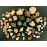 Geology - semi precious and other gemstones inc quartz, malachite, iron pyrite, chalk, flint,