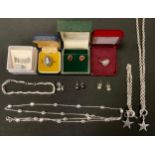 Costume Jewellery - a Ti Sento Milan 925 silver ring; others Wedgwood etc; Kyoto pearl earrings;