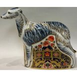 A Royal Crown Derby paperweight, Lurcher, Sinclairs exclusive signature pre-release, designed by