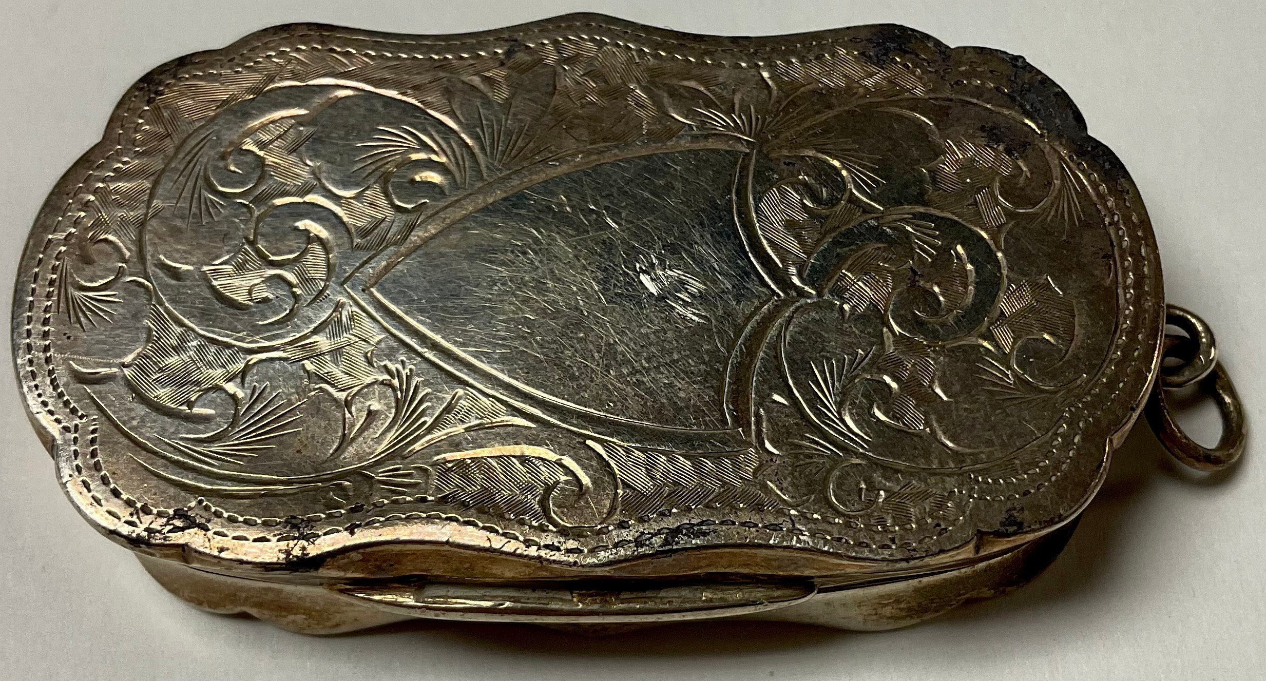 A silver vinaigrette