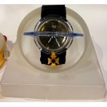 An orb design Pop Swatch wristwatch, by Vivienne Westwood, cased