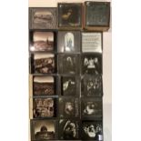 Photography - a collection of magic lantern slides, The Woodbury, Jerusalem, the Mosque of Omar;