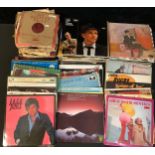 Vinyl Records - a collection of LP's, Frank Sinatra, Country, etc; a collection of mainly Jazz 78rpm