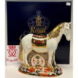 A Royal Crown Derby paperweight, Appleby Mare, Sinclairs exclusive commission, limited edition 1,