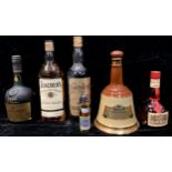 Spirits - Courvoisier Liqueur Cognac, 680ml; Teacher's Highland Cream Scotch Whisky, 70cl; Gran