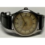 A vintage Helvetia automatic 28 jewel wristwatch