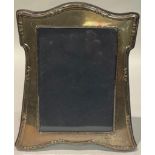 An Elizabeth II silver easel photograph frame, Birmingham 1985