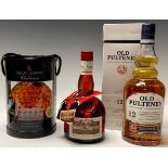 Wines and Spirits - Old Pulteney, single malt Scottish whisky, aged 12 years; Old St Andrews