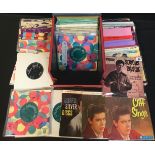 Vinyl Records - 45rpm singles and EP's - Cliff Richard and The Shadows, mostly 1960's (approx. 69)